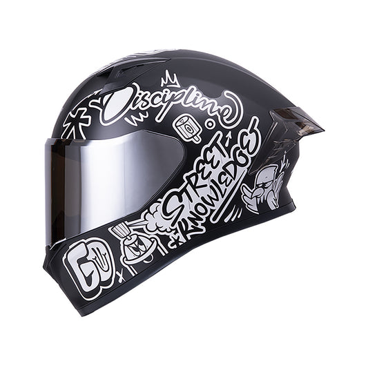 CASCO ICH-503 SKILL NEGRO NEGRO VISOR HUMO