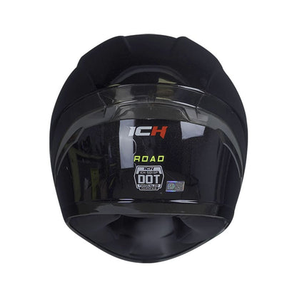 CASCO ICH ICH-501SP ROAD NEGRO AMARILLO NEON