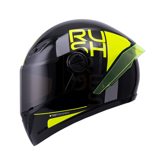 CASCO ICH ICH-501SP DOPE NEGRO AMARILLO NEON VISOR HUMO