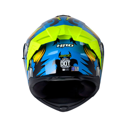 CASCO HRO HRO-3480DV EVO AGREXT AZUL GRIS VISOR IRIDIUM AZUL