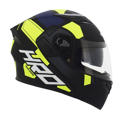 CASCO HRO HRO-3400DV BIONIC MATE NEGRO AMARILLO NEON