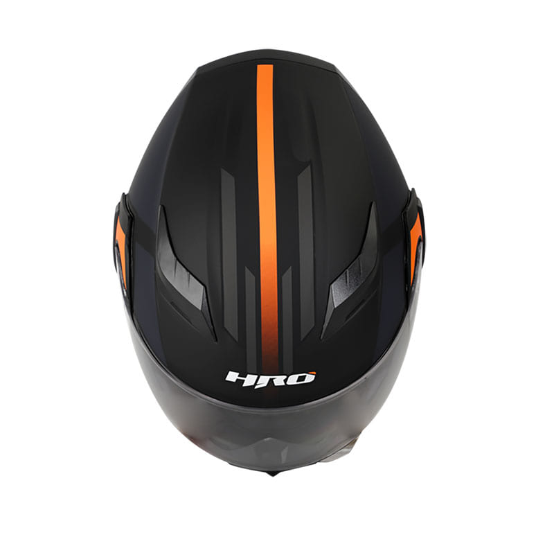 CASCO HRO HRO-3400DV INEFFABLE MATE NEGRO NARANJA NEON