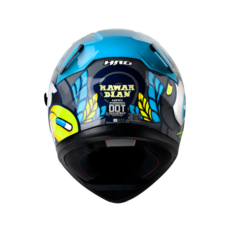 CASCO HRO HRO-514DV HAWARDIAN GRIS AMARILLO NEON IRIDIUM