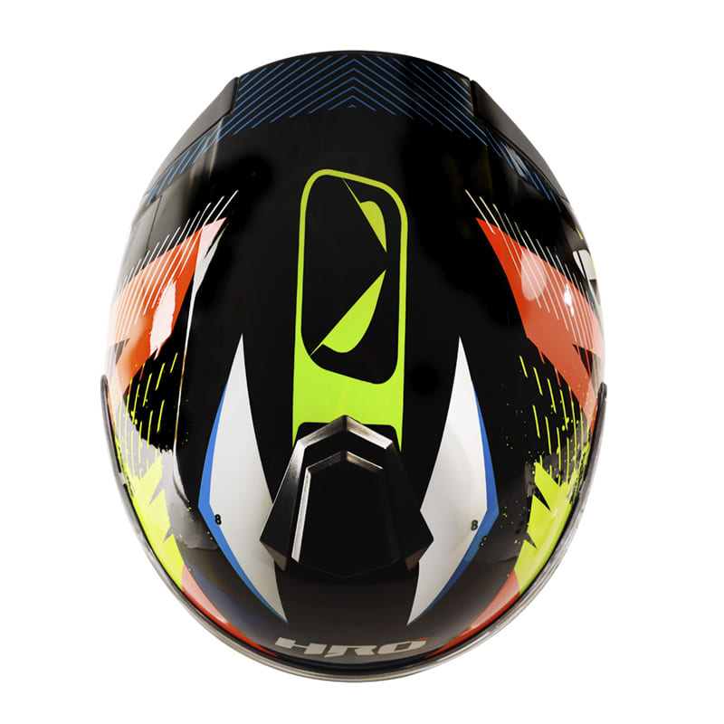 CASCO HRO HRO-516 VIXEN NEGRO NARANJA NEON