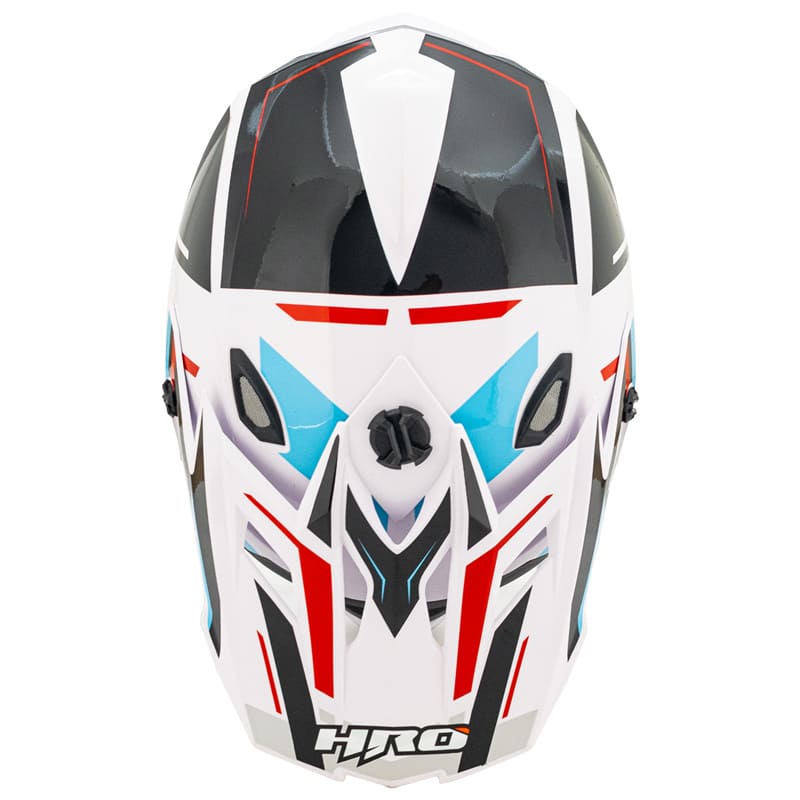 CASCO HRO HRO-MX03 RIFFE BLANCO AZUL
