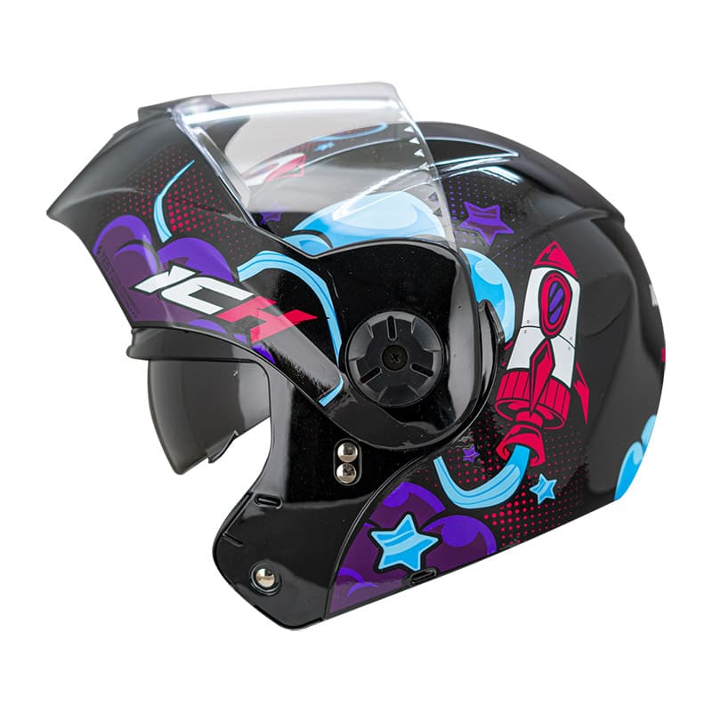CASCO ICH ICH-3110S SPACE NEGRO FUCSIA NEON