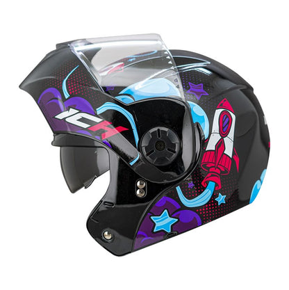 CASCO ICH ICH-3110S SPACE NEGRO FUCSIA NEON