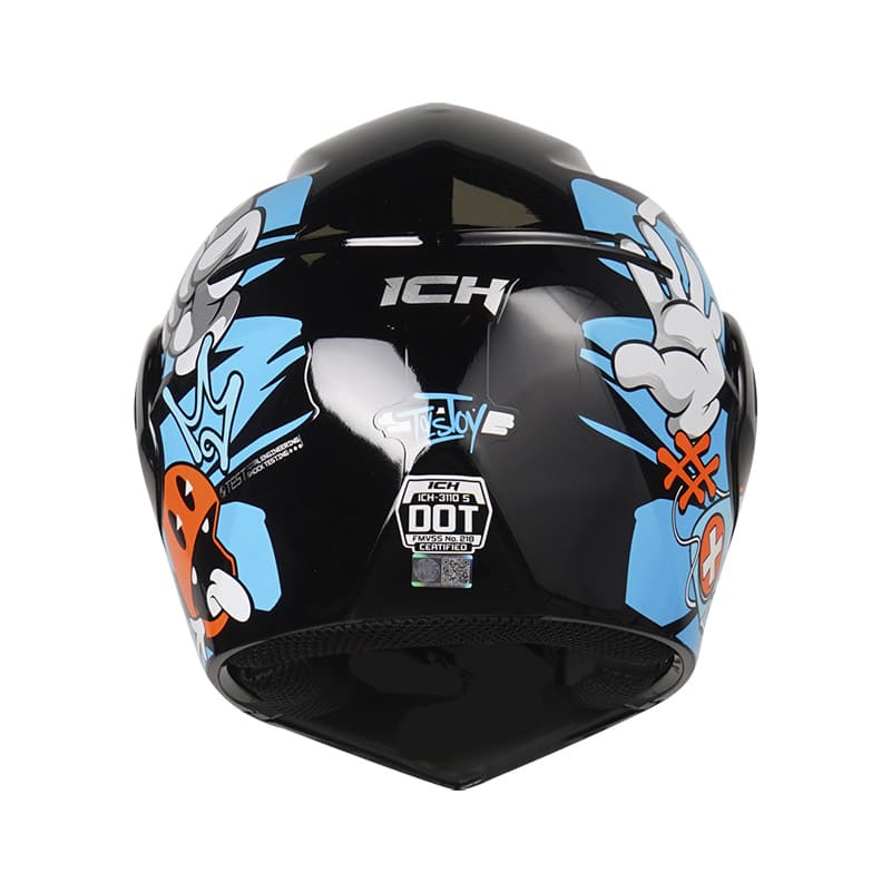 CASCO ICH ICH-3110S TOLSTOY NEGRO AZUL