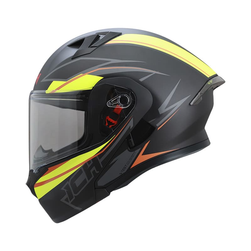 CASCO ICH ICH-3120DV KERB MATE NEGRO AMARILLO NEON