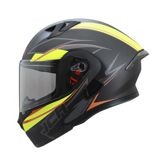 CASCO ICH ICH-3120DV KERB MATE NEGRO AMARILLO NEON