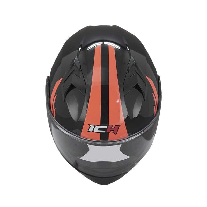 CASCO ICH ICH-3120DV WINGS NEGRO NARANJA NEON