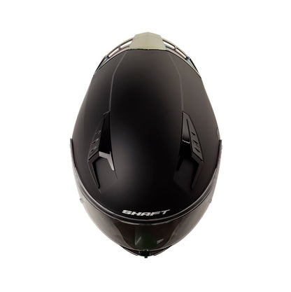 CASCO SHAFT SH-526SP SOLID MATE NEGRO NEGRO7 VISOR PLATA