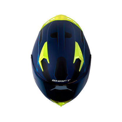 CASCO SHAFT SH-526SP EVO EVOSPECTER MATE AZUL AMARILLO IRIDIUM