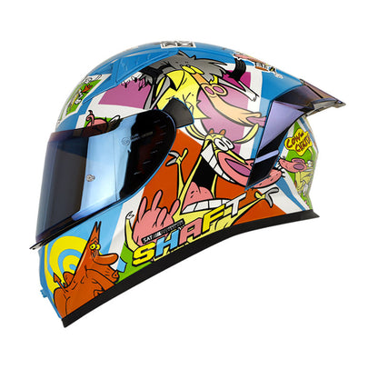 CASCO SHAFT SH-526SP EVO COW AND CHICKEN VISOR IRIDIUM