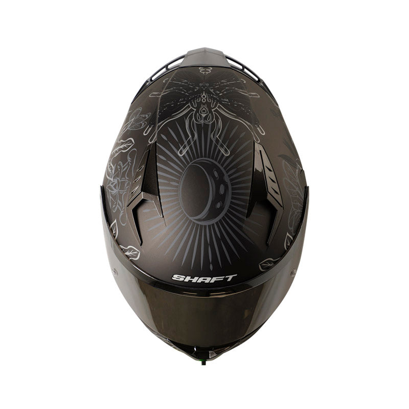 CASCO SHAFT SH-526SP EVO SIDE TO SIDE MATE GRIS OSCURO NEGRO