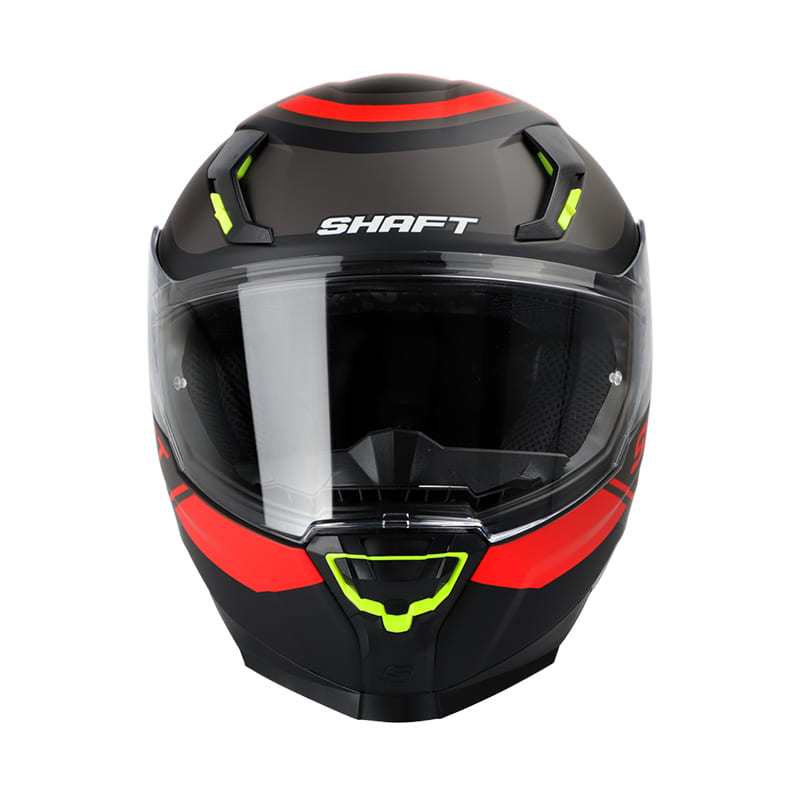 CASCO SHAFT SH-562 DUEL MATE NEGRO ROJO