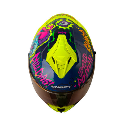 CASCO SHAFT SH-598GTR ABRACADABRA AZUL OSCURO FUCSIA IRIDIUM