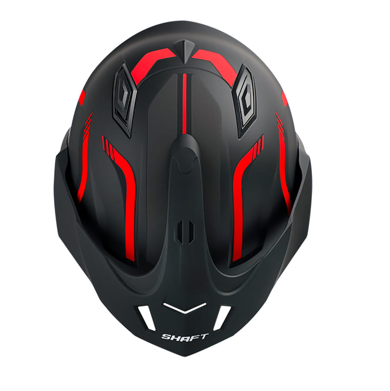 CASCO SHAFT SH-227 LOCK MATE NEGRO ROJO
