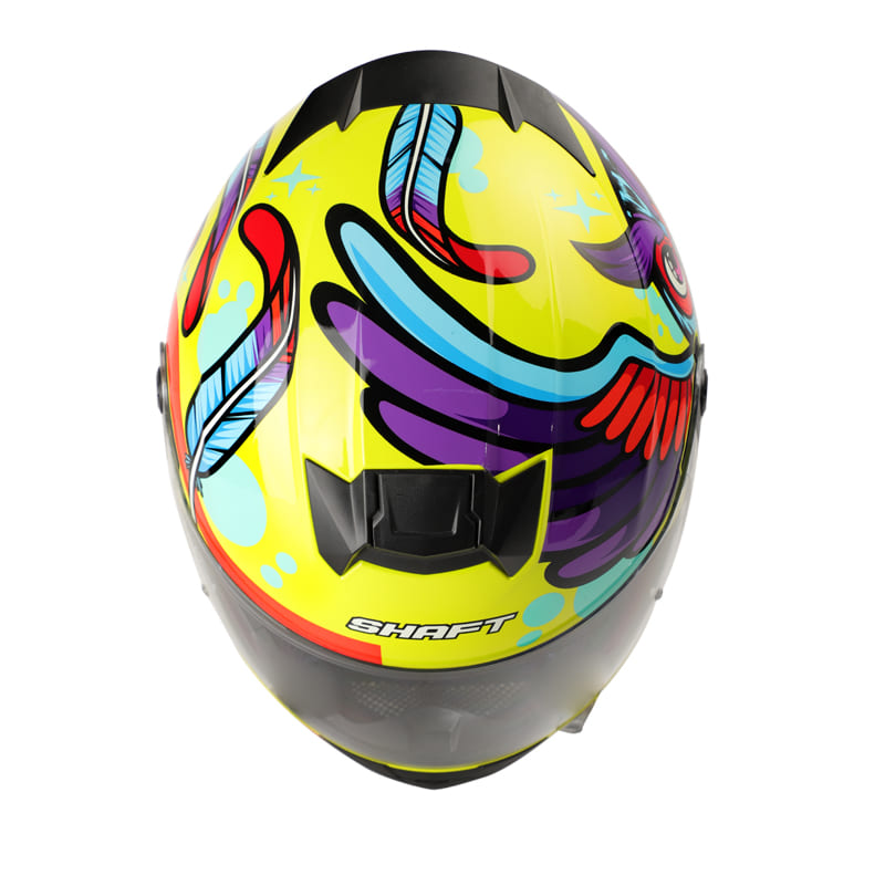 CASCO SHAFT SH-502 OWL AMARILLO NEON NARANJA NEON