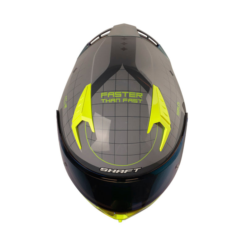 CASCO SHAFT SH-526SP COZKU GRIS AMARILLO NEON VISOR IRIDIUM