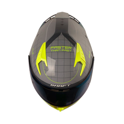 CASCO SHAFT SH-526SP COZKU GRIS AMARILLO NEON VISOR IRIDIUM