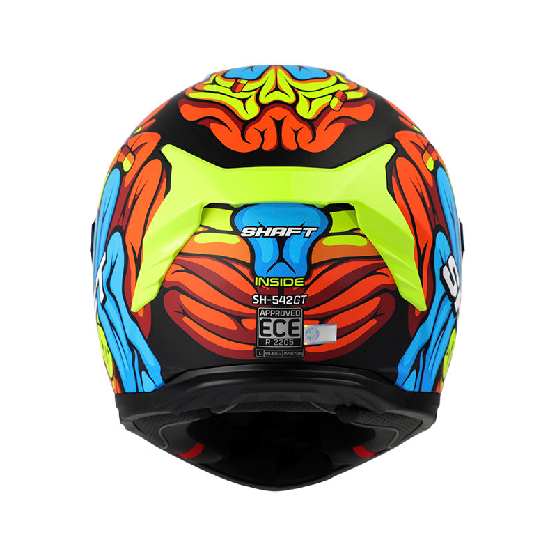 CASCO SHAFT SH-542GT INSIDE MATE NEGRO AMARILLO NEON