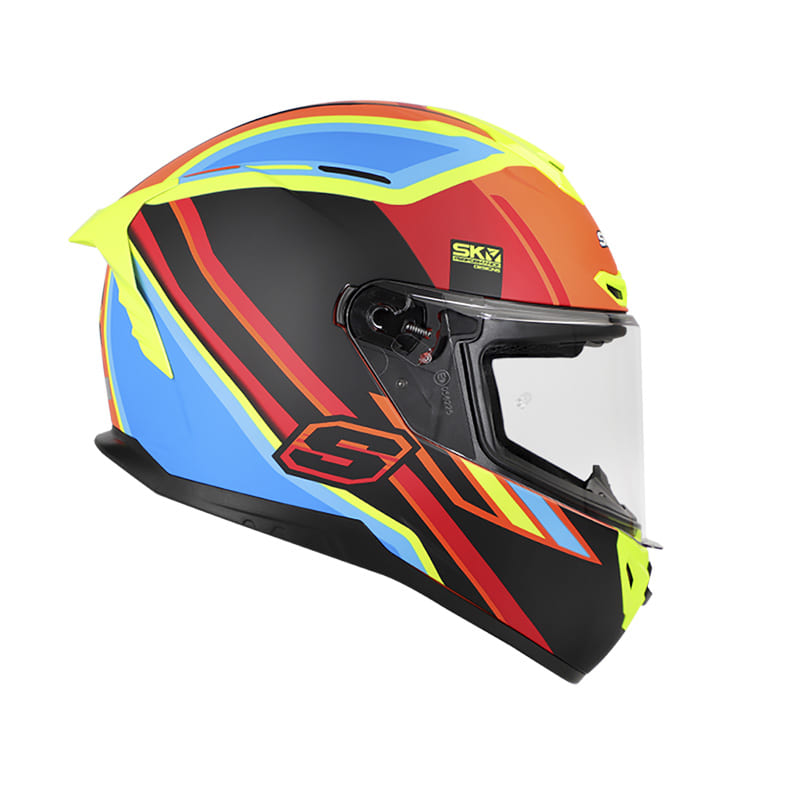 CASCO SHAFT SH-542GT POKAT MATE NARANJA NEON AMARILLO NEON