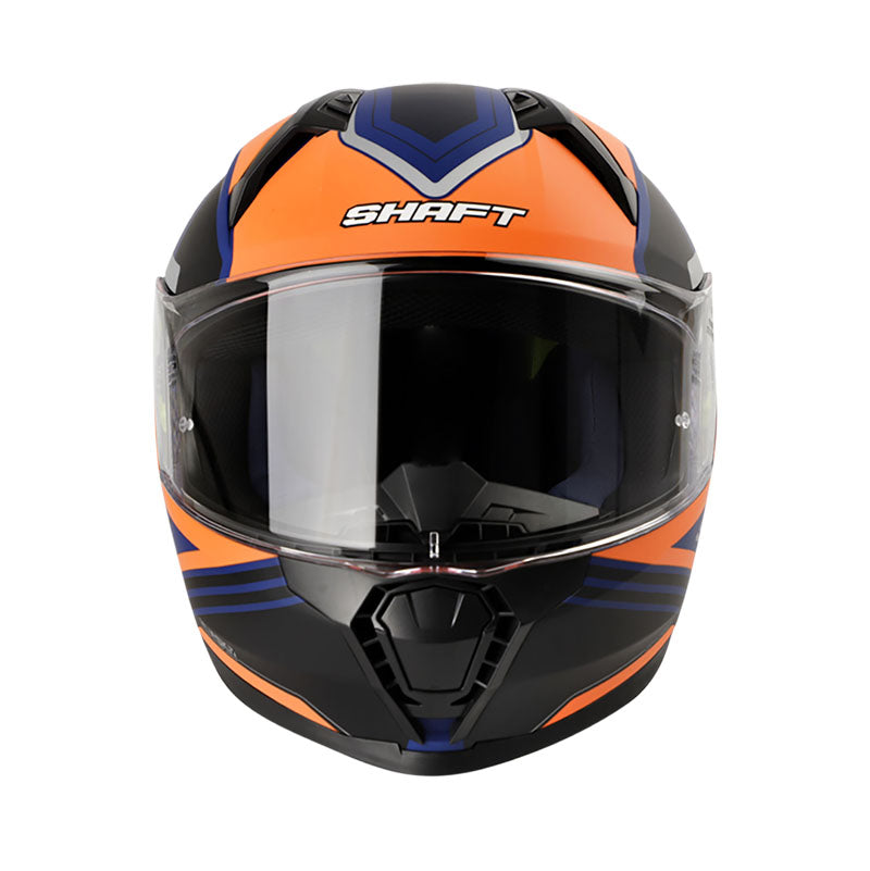 CASCO SHAFT SH-560 CESIO AZUL NAVY NARANJA NEON