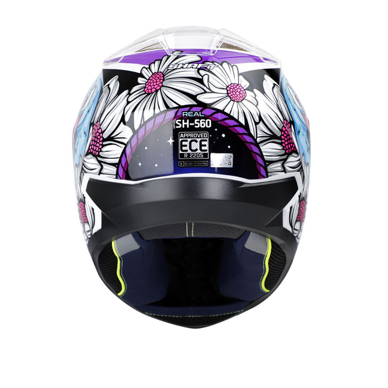 CASCO SHAFT SH-560 REAL BLANCO AZUL