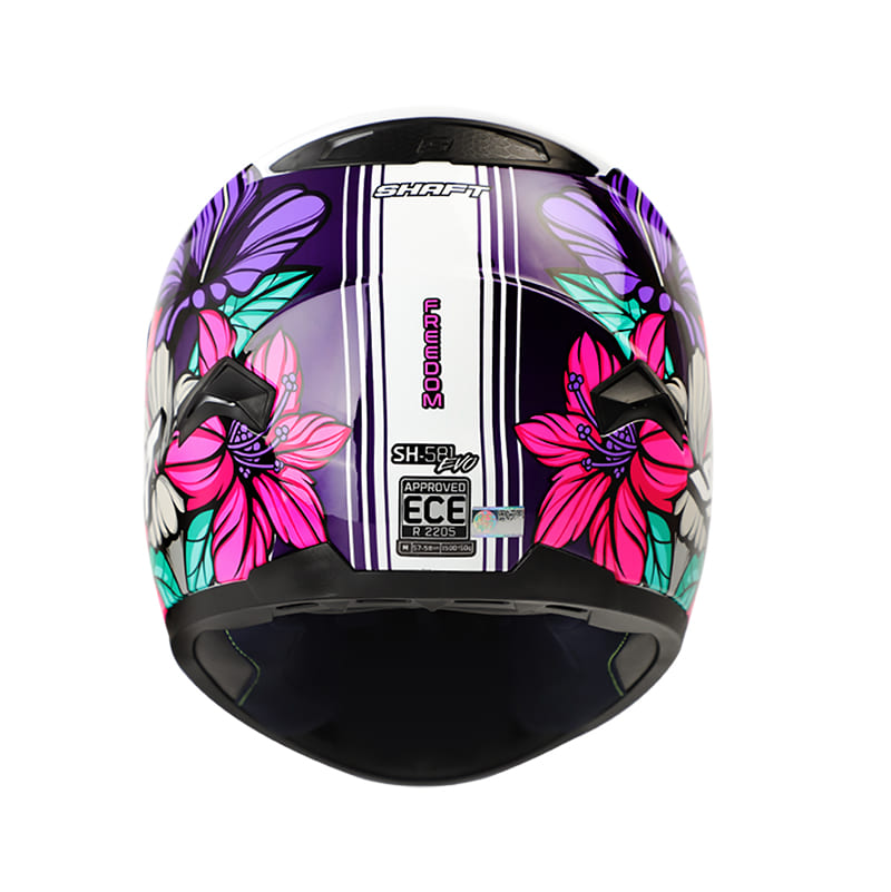 CASCO SHAFT SH-581EVO FREEDOM BLANCO FUCSIA NEON