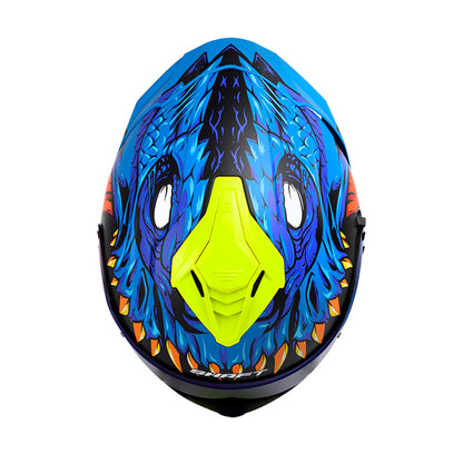 CASCO SHAFT SH-598GTR FEARX AZUL VISOR IRIDIUM