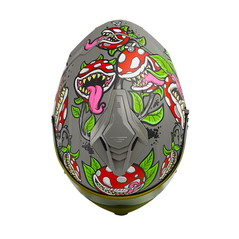 CASCO SHAFT SH-598GTR KILLER CREED II GRIS ROJO IRIDIUM