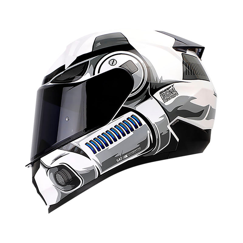 CASCO SHAFT SH-560 ORIGINAL STORMTROOPER BLANCO GRIS VISOR HUMO