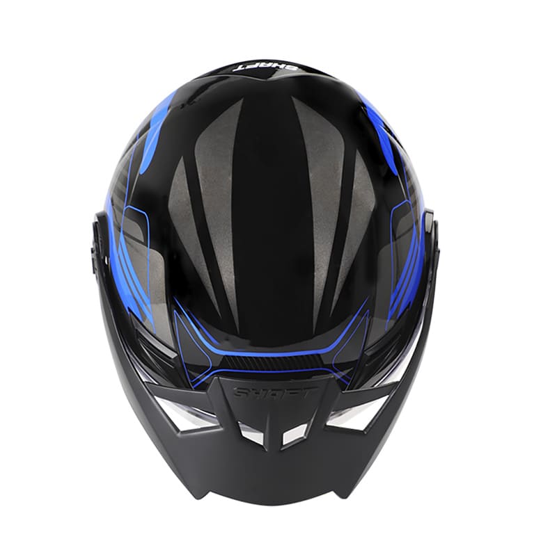 CASCO SHAFT SH-211 STRAY NEGRO AZUL