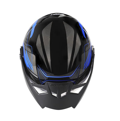CASCO SHAFT SH-211 STRAY NEGRO AZUL