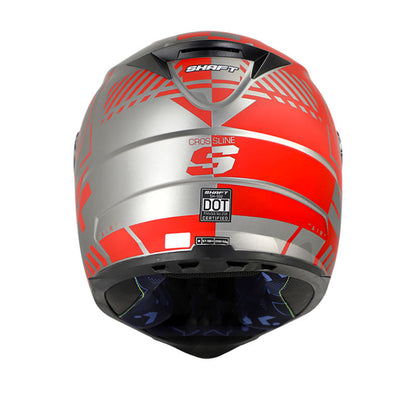 CASCO SHAFT SH-502 CROSSLINE MATE NEGRO ROJO