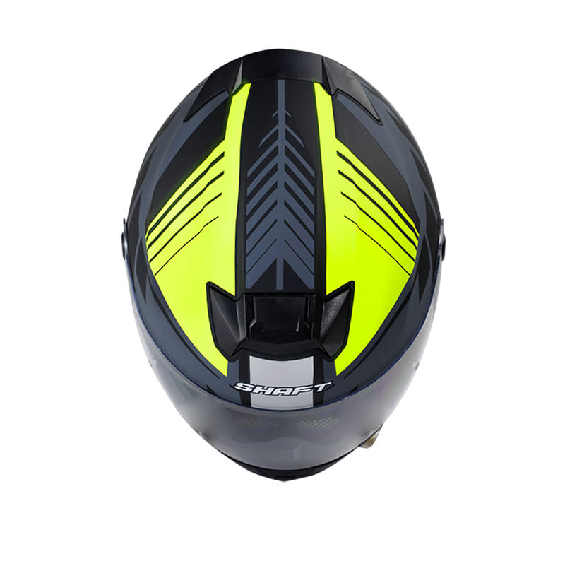 CASCO SHAFT SH-502 GAZE MATE NEGRO AMARILLO NEON