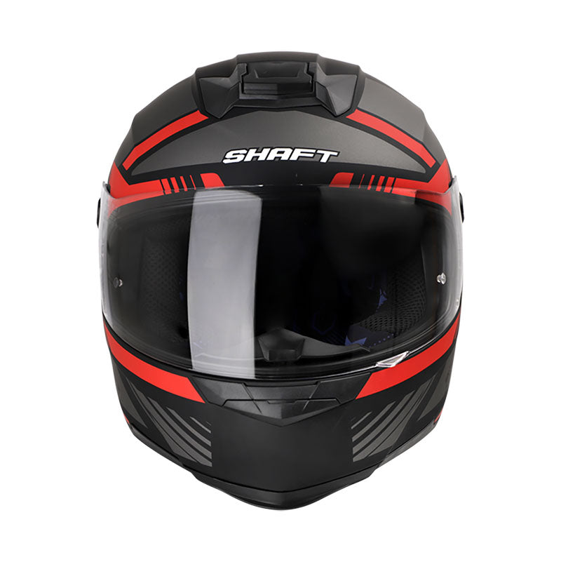 CASCO SHAFT SH-502 LONGER MATE NEGRO ROJO
