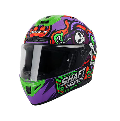 CASCO SHAFT SH-542GT LOKUS MATE MORADO VERDE NEON