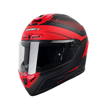 CASCO SHAFT SH-542GT XIOMAZ MATE NEGRO ROJO