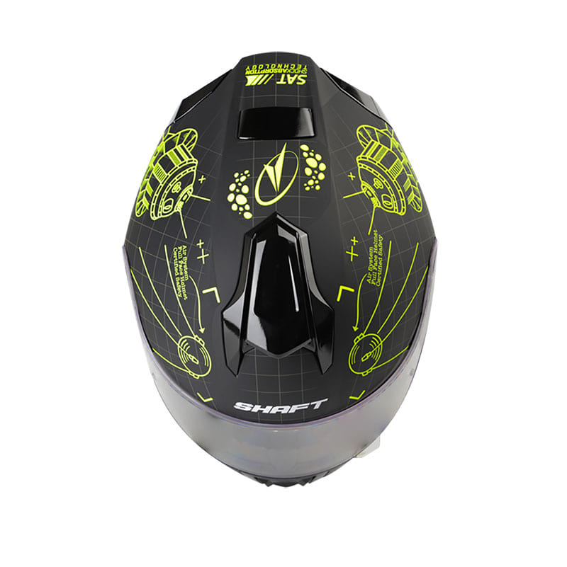 CASCO SHAFT SH-551 BLUEPRINT MATE NEGRO AMARILLO NEON