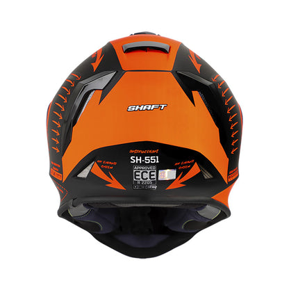 CASCO SHAFT SH-551 INSTRUCTIONS MATE NEGRO NARANJA NEON