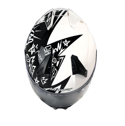 CASCO SHAFT SH-560 HARD NEGRO BLANCO