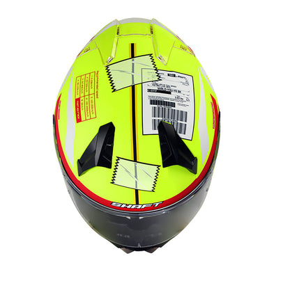 CASCO SHAFT SH-560 POSTAL MATE AMARILLO NEON ROJO
