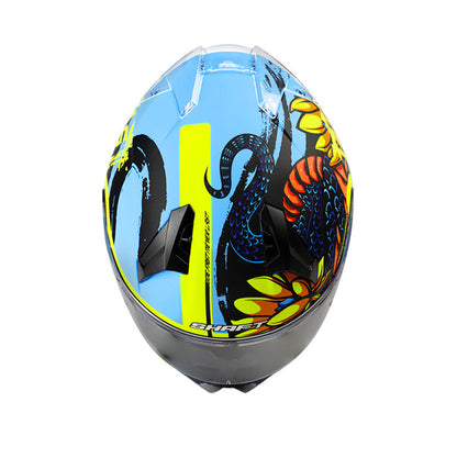 CASCO SHAFT SH-560 TIANLONG MATE AZUL AMARILLO NEON