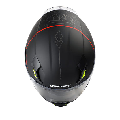 CASCO SHAFT SH-562 WITCHCRAFT MATE NEGRO ROJO