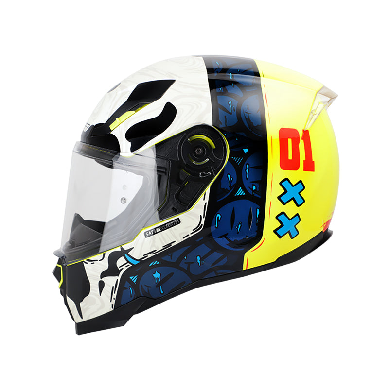 CASCO SHAFT SH-562 REBIRTH AMARILLO NEON AZUL NAVY