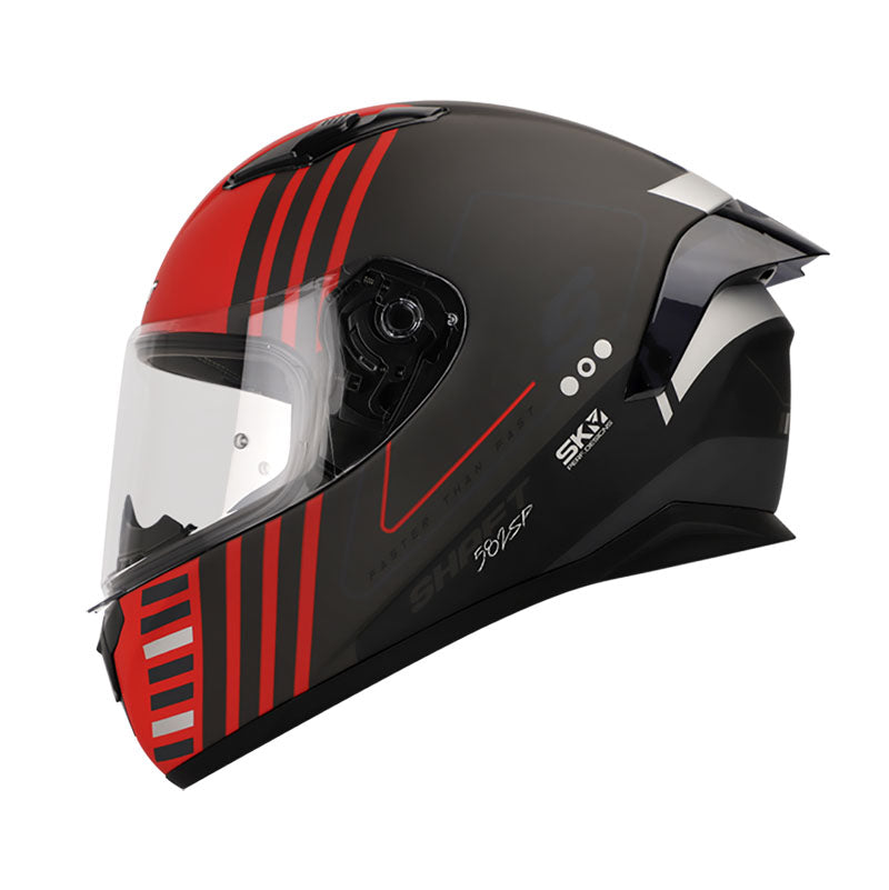 CASCO SHAFT SH-582SP FORCE MATE NEGRO ROJO