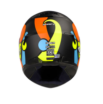 CASCO SHAFT SH-591 COLOR SHIFT MATE NEGRO AMARILLO NEON