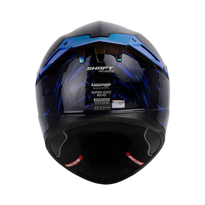 CASCO SHAFT SH-620C EVO LIZZARD AZUL VISOR REVO
